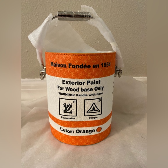 RARE NWOT LOUIS VUITTON PAINT CAN LEATHER BAG - Picture 3 of 9